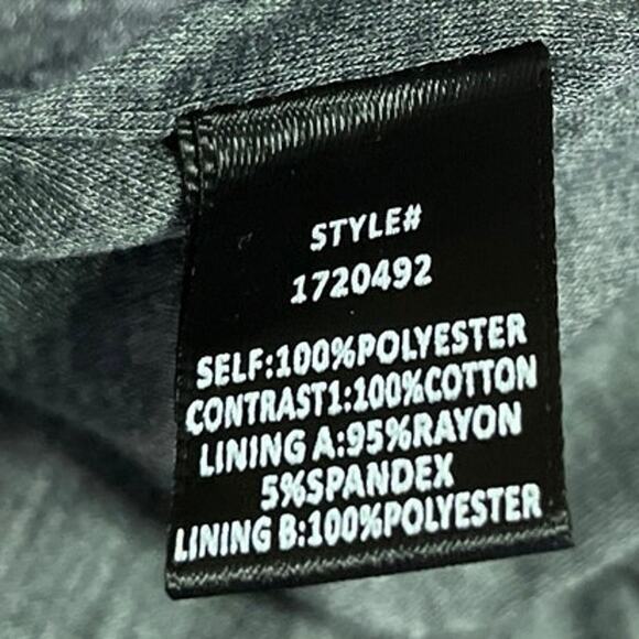 Brooklyn Karma Green Blue Denim Sherpa Fleece Collar Button Down Coat Jacket M - Picture 5 of 5